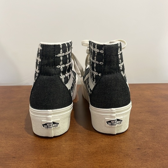 Vans Sk8-Hi Tapered Stackform 'Denim Mix' Size Women’s 9.5 Men’s 8 Embroidered - Picture 10 of 16